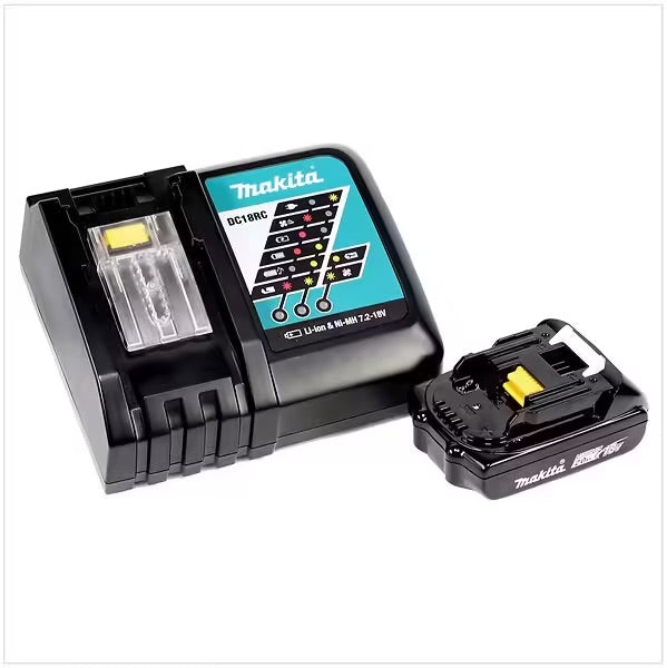 Makita DCL 182 RA1 B Aspirateur sans fil 18 V noir + 1x batterie 2,0 Ah + chargeur