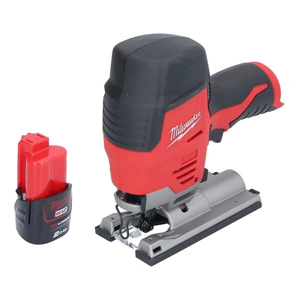 Milwaukee M12 JS-201 Scie sauteuse sans fil 12 V + 1x batterie 2,0 Ah