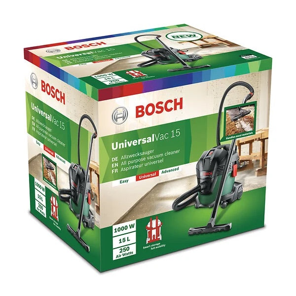 Aspirateur BOSCH eau et poussière UniversalVac 15