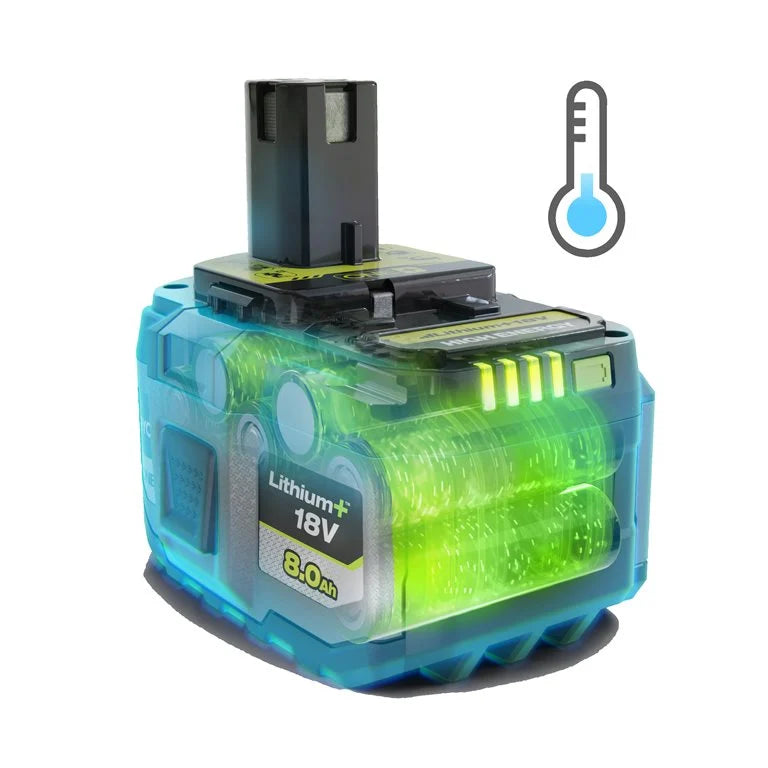 RYOBI - NOUVEAU* BATTERIE LITHIUM+ 18V ONE+™ - 8,0 AH HIGH ENERGY