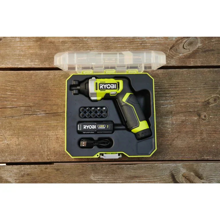 RYOBI - Tournevis 4V USB Lithium (1x 2.0Ah)