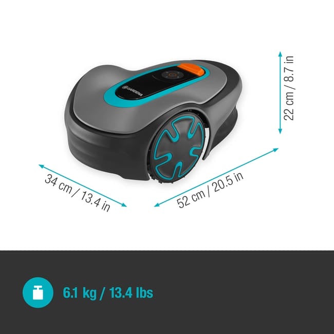 Robot tondeuse connecté GARDENA Sileno minimo - 500m² - 15202-26 Bluetooth