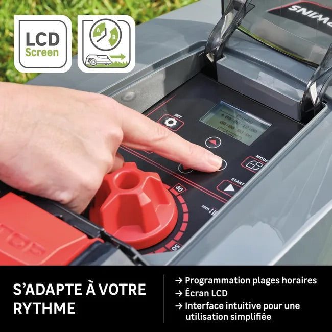 Robot tondeuse STERWINS 400m² + Batterie 18V