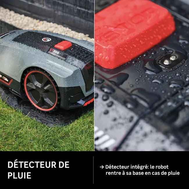 Robot tondeuse STERWINS 400m² + Batterie 18V